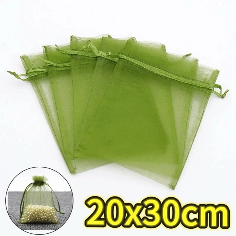 20/50/100Pcs Garden Mesh Net Bags Vegetable Fruit Grapes Insect Protection Pouch