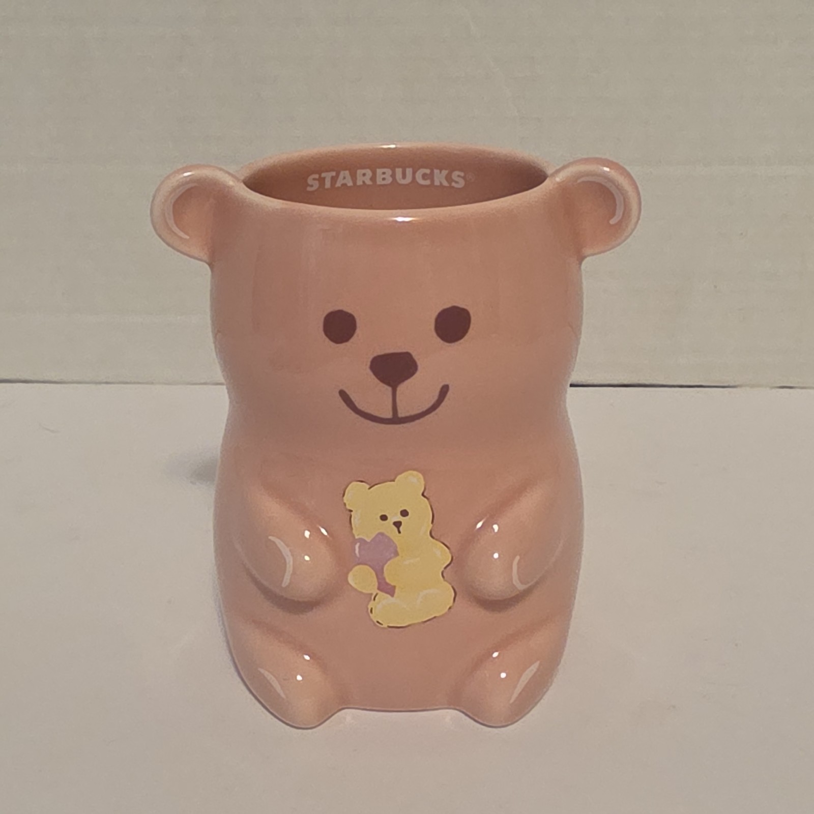 Rare Starbucks Ceramic Sakura Bear mug 2021- 12oz