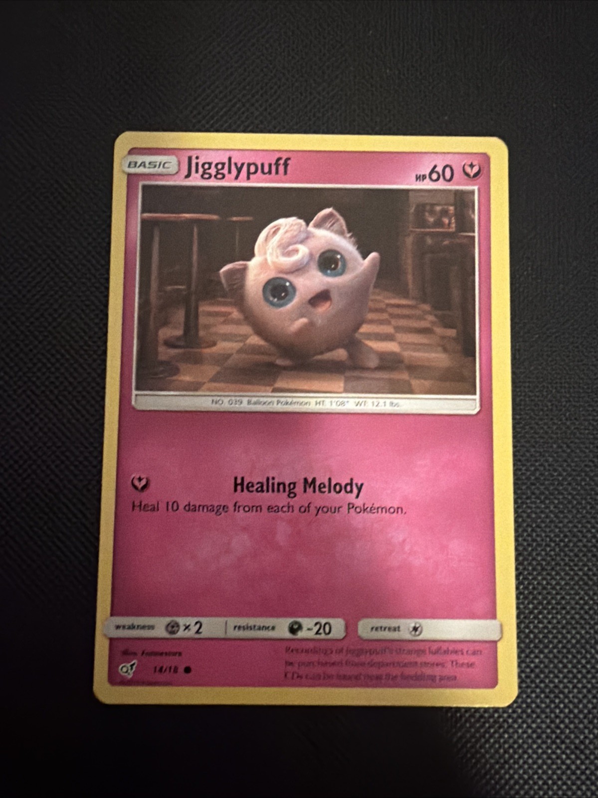Jigglypuff (Holo Common) 14/18 Detective Pikachu Holo
