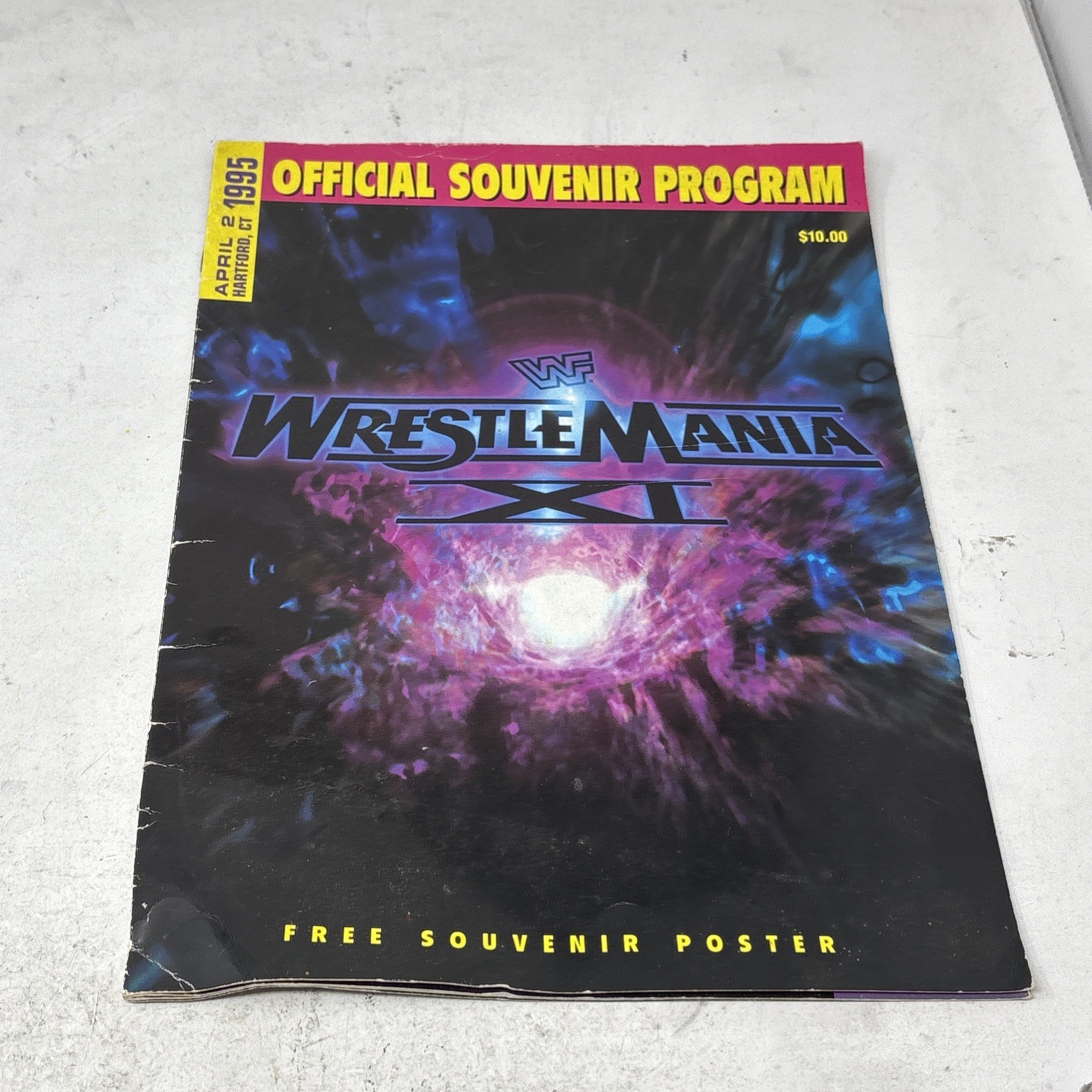 WRESTLEMANIA 11 XI WWF WWE Official Program 