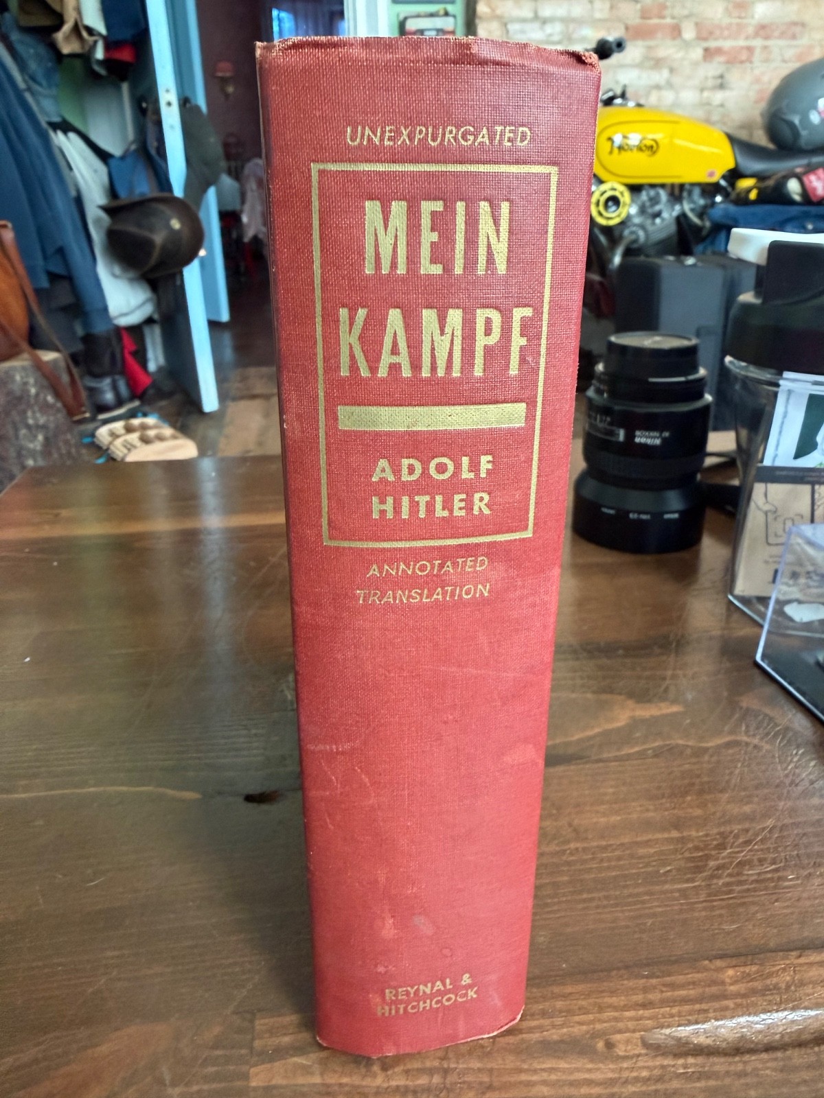 Adolf Hitler Mein Kampf 1939 Complete Unabridged Annotated First Edition - RARE