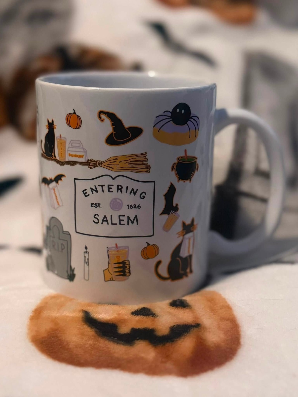 Dunkin Donuts Salem Halloween 2026 reprint Coffee Mug Dunkin Donuts Salem Halloween 2026 reprint Coffee Mug
