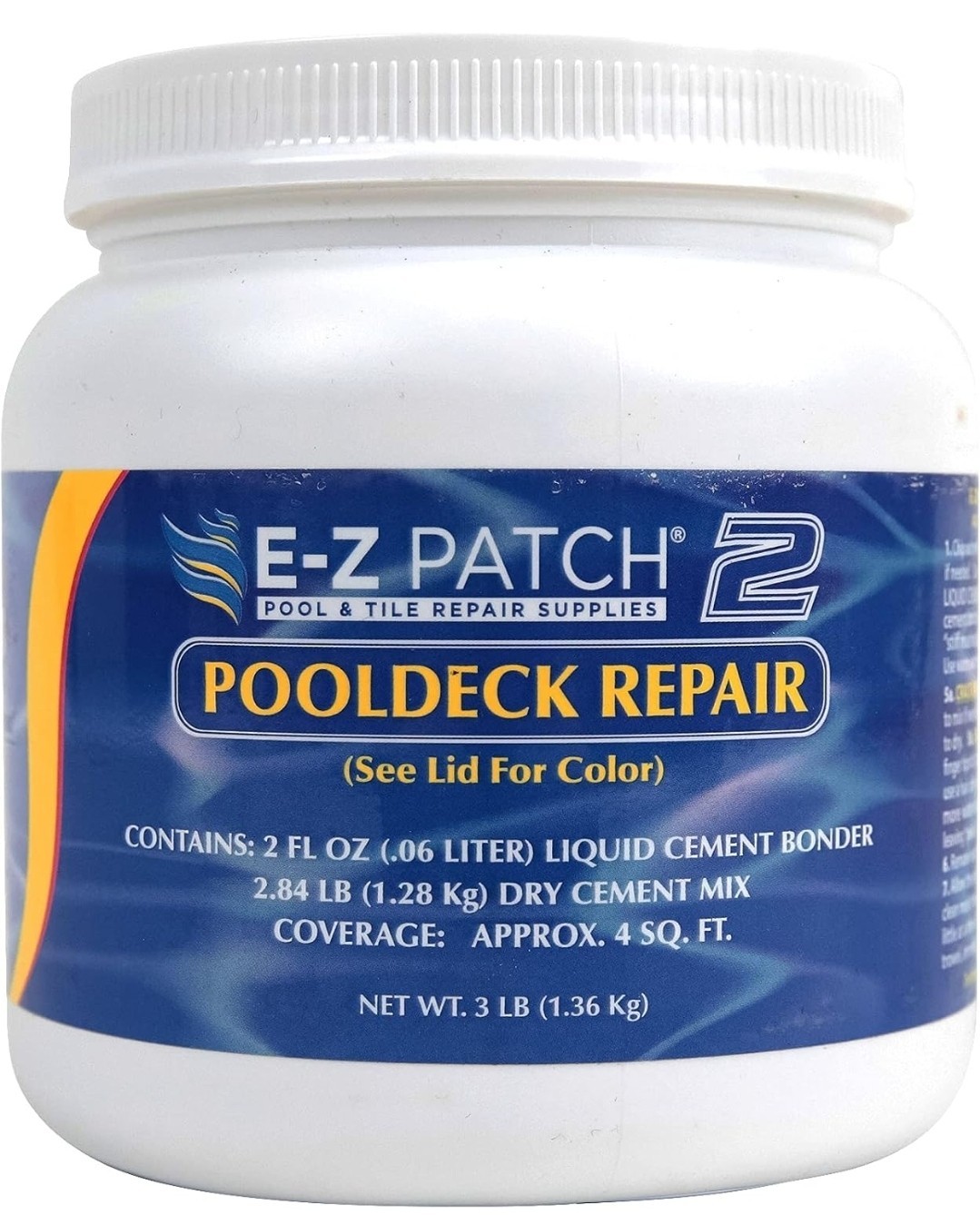 E-Z Patch E-Z Patch 2 Pool Deck Repair Pool & Tile Repair Supplies Kit E-Z Patch E-Z Patch 2 Pool Deck Repair Pool & Tile Repair Supplies Kit