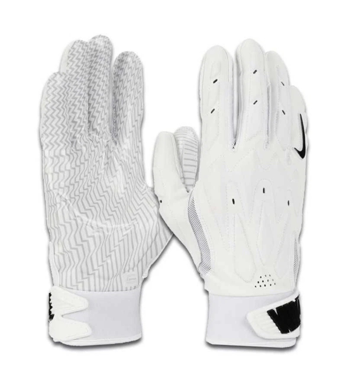 Nike D-Tack 7.0 Adult Lineman Football Gloves, White, Medium, New w/ Tags Nike D-Tack 7.0 Adult Lineman Football Gloves, White, Medium, New w/ Tags