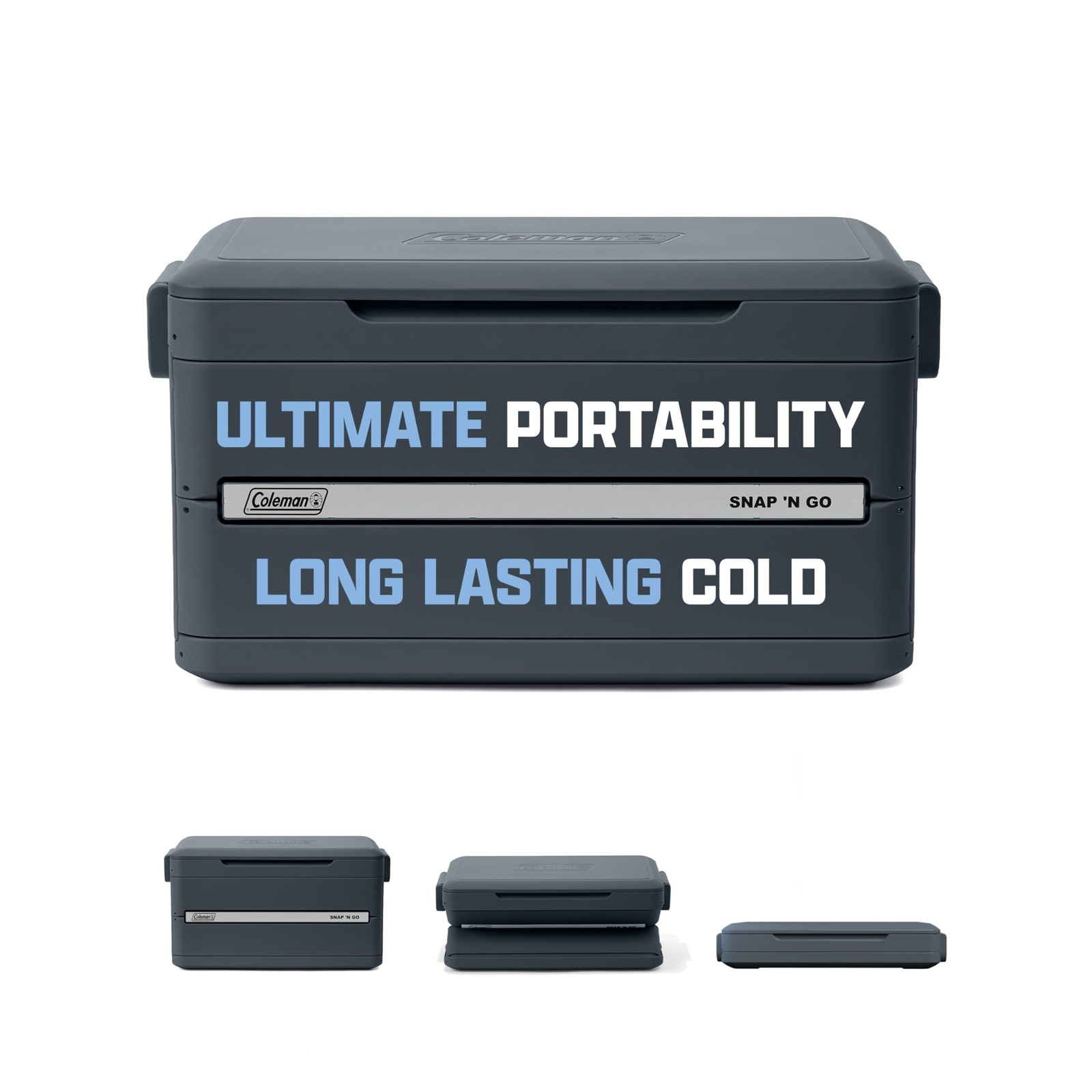 Cooler 35 Quart Collapsible Hard Snap Coleman Mussel Grey 2227726 Cooler 35 Quart Collapsible Hard Snap Coleman Mussel Grey 2227726