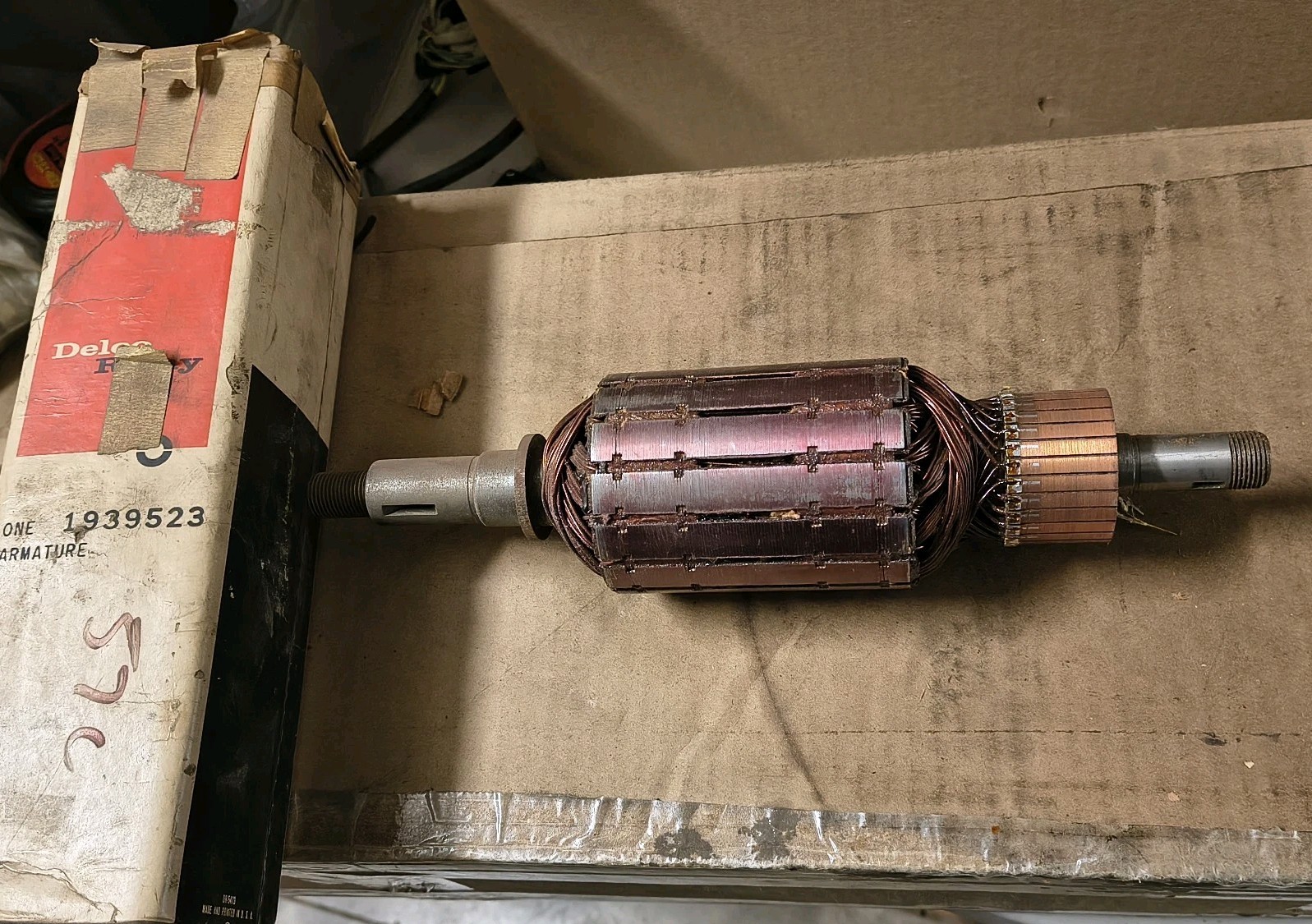 Very Old Delco Remy Armature 1939523 - See Desc 