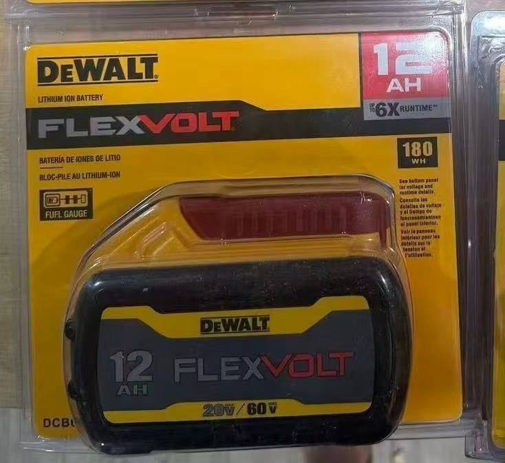 1 PACK DCB612 20V/60V FlexVolt Lithium-Ion 12.0Ah Battery Power Tool Batteries
