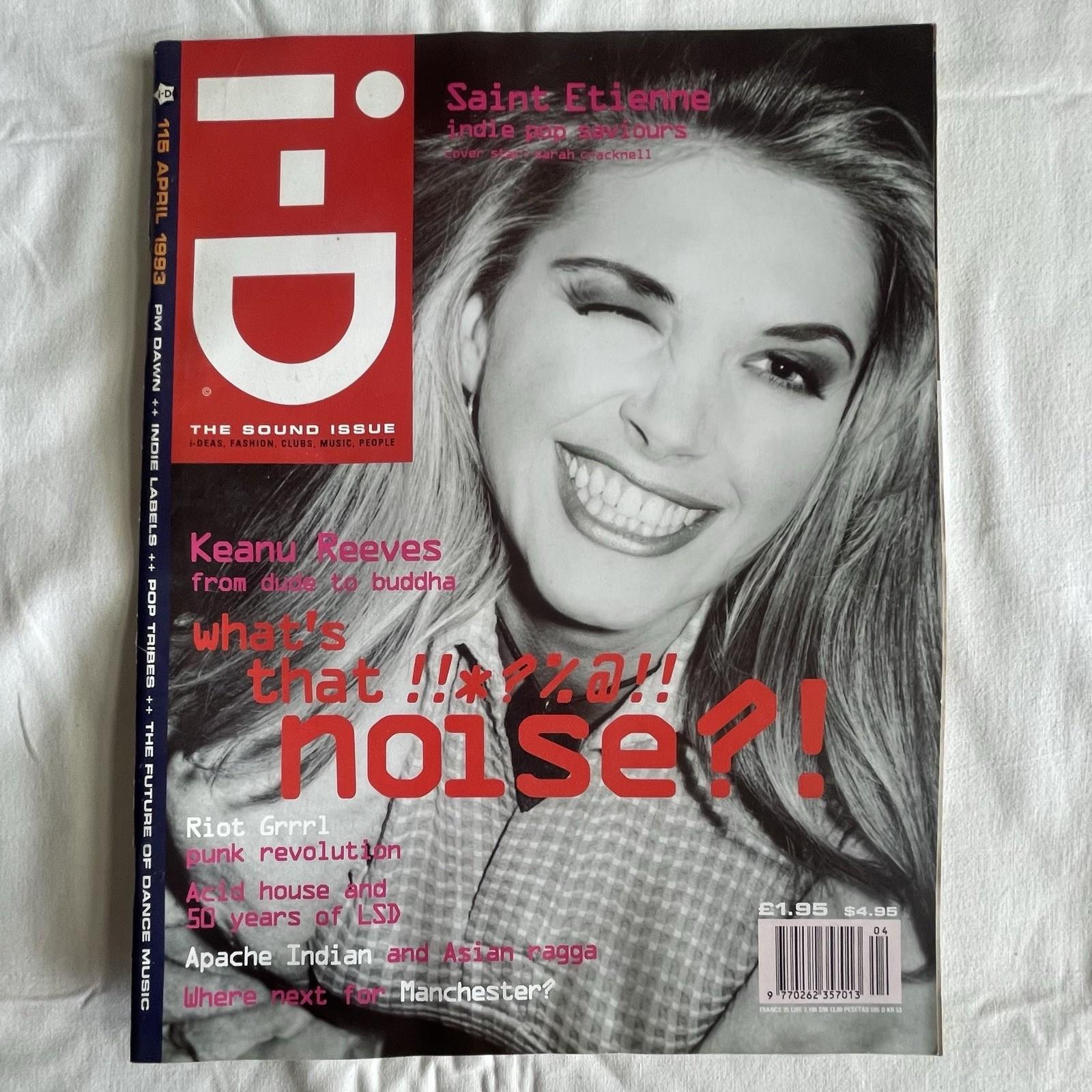 I-D Magazine 115 April 1993 Keanu Reeves Acid House 50 Years LSD