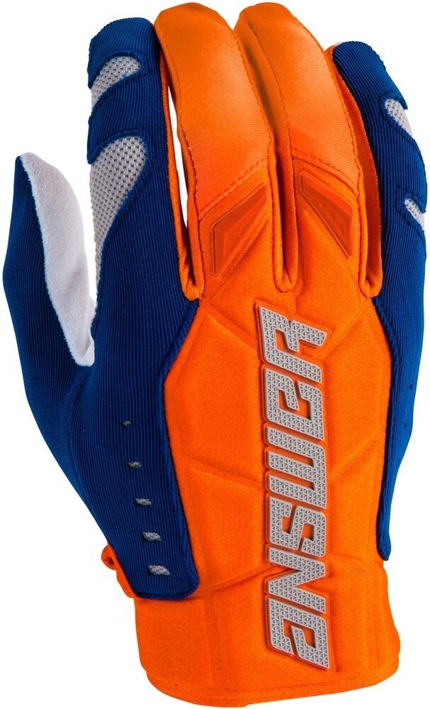 Answer Racing AR4 Gloves Orange/Blue Motorcycle MX Off-road ATV BMX Men\'s LG
