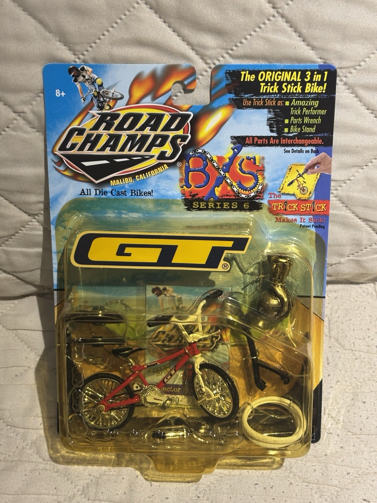 NEW Road Champs BXS SERIES 6 -GT All Die Cast Bikes  3 IN 1 Trick Stick BIKE