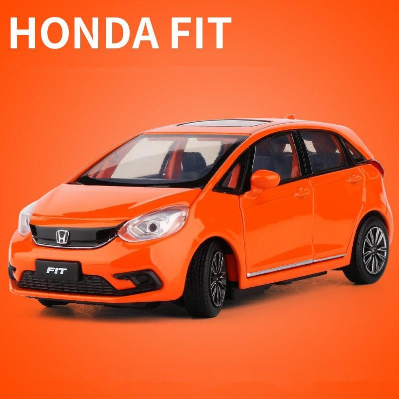 1:32 Honda Fit GK5 Diecast Alloy Car Model with Sound, Light & High Detail