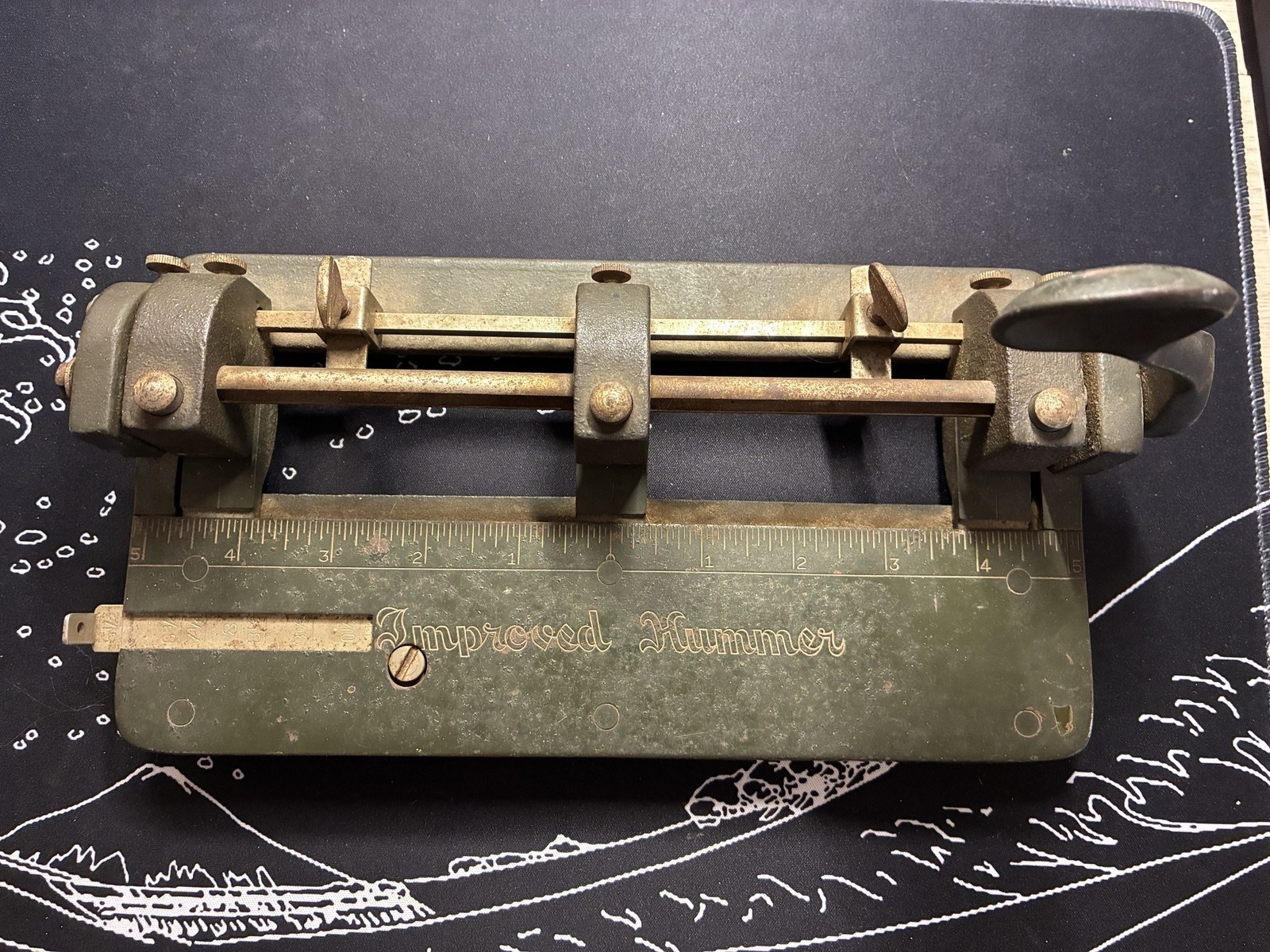 Vintage Wilson-Jones Improved Hummer 308 Paper Punch HeavyDuty Chicago USA Works Vintage Wilson-Jones Improved Hummer 308 Paper Punch HeavyDuty Chicago USA Works