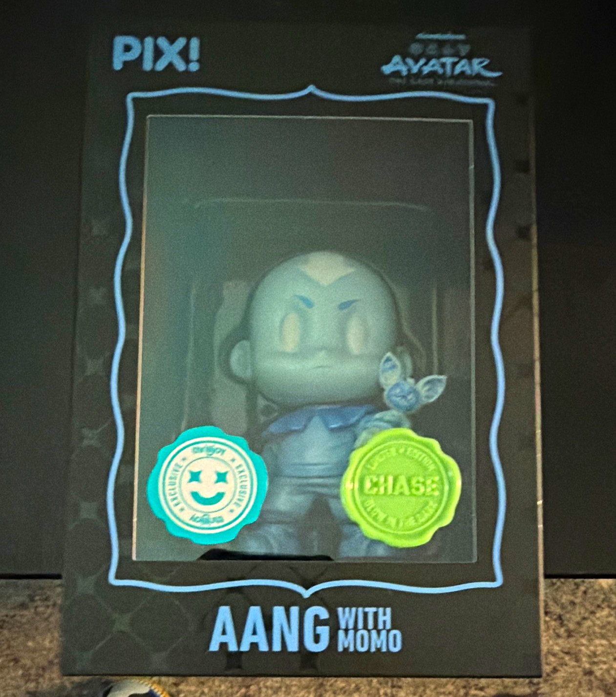 Thrilljoy PIX Avatar: The Last Airbender Aang   Glow Chase w/ protector & hero.