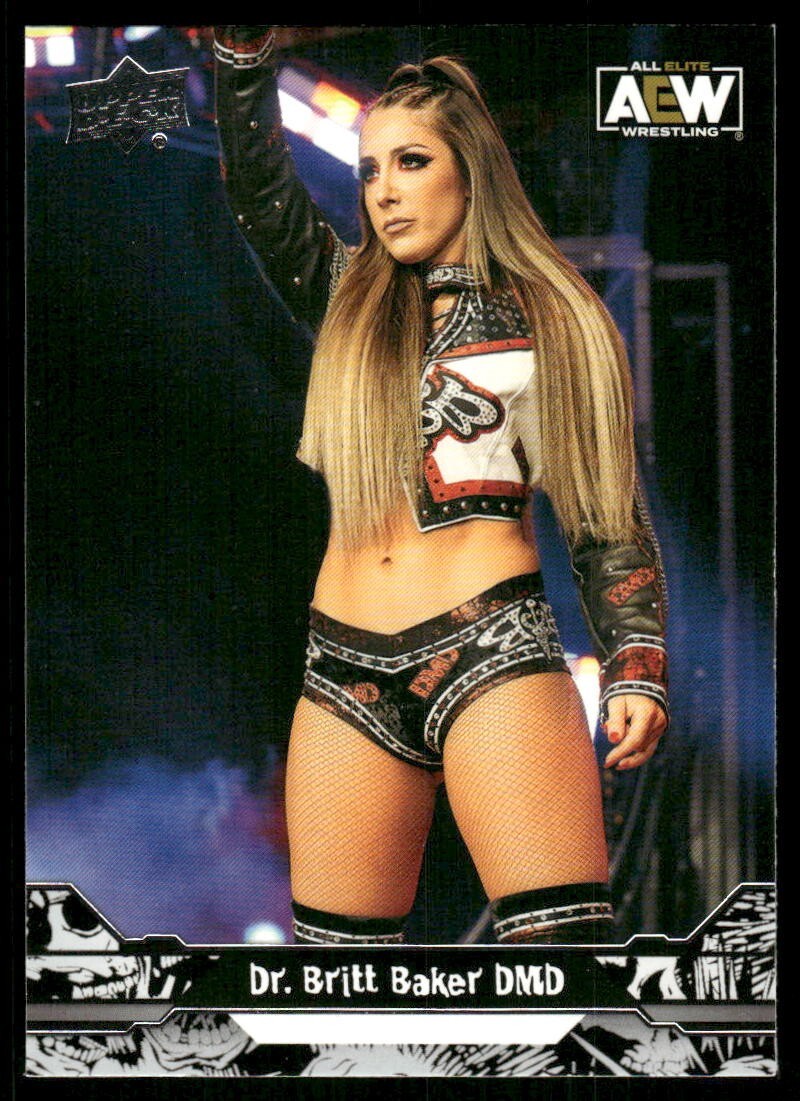 2023 Upper Deck AEW #33 Dr. Britt Baker DMD wrestling card