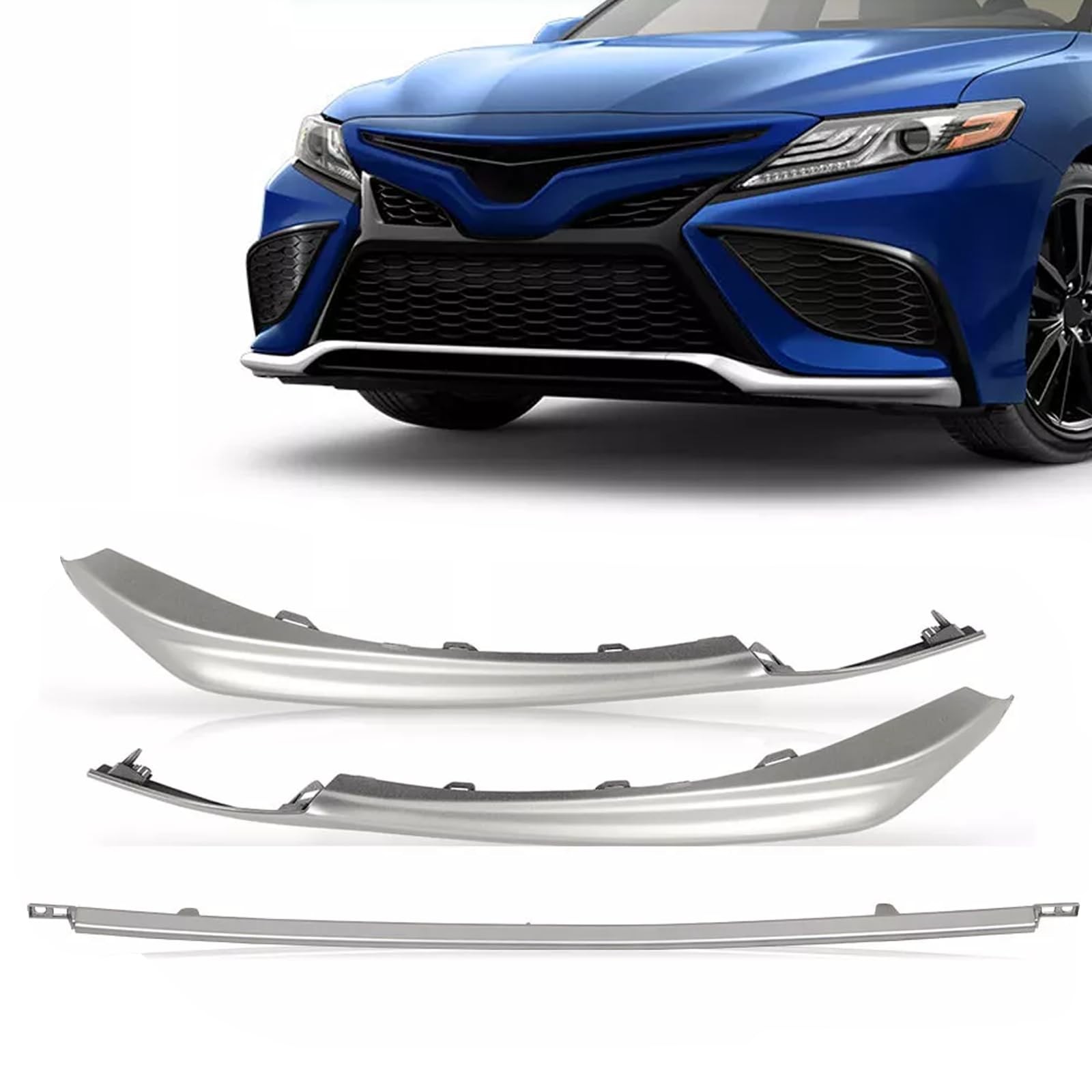 Front Bumper Lower Grille Trim Molding For Toyota Camry SE XSE 2021 2022