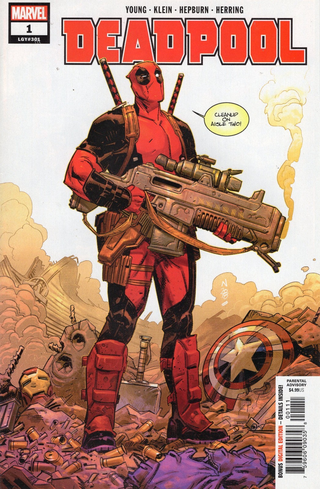 Deadpool #1 Marvel Comics 2018 NM+