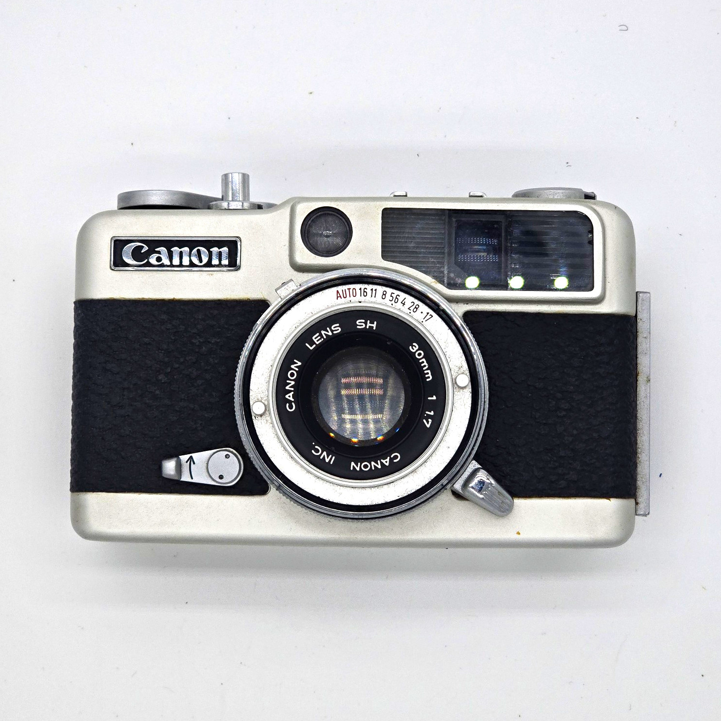 Canon Demi EE17 35mm Half Frame Film Camera Tested, Lightmeter Works, US Seller