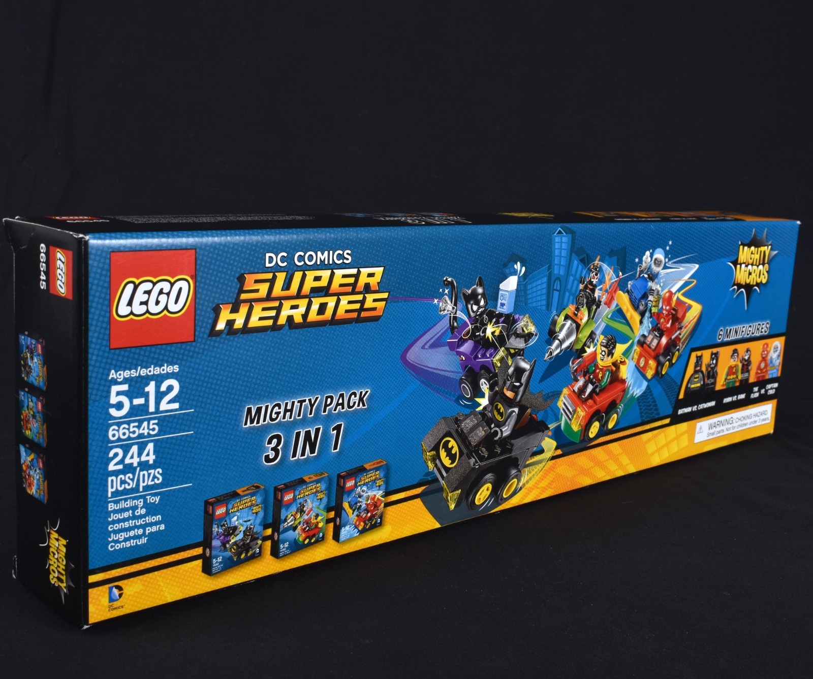 New LEGO 66545 DC Comics Super Heroes Mighty Micros Pack 3 in 1