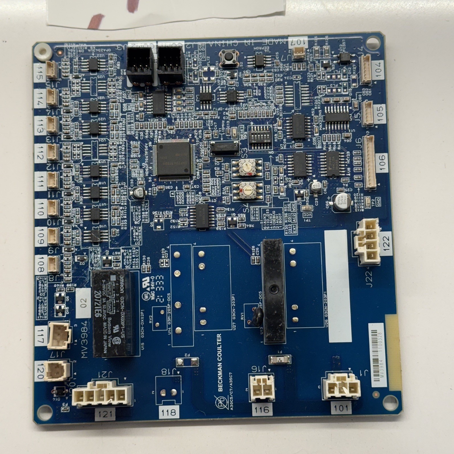 MV 3984 Temperature Control Board For Beckman Coulter Au 5800,680 #6 MV 3984 Temperature Control Board For Beckman Coulter Au 5800,680 #6