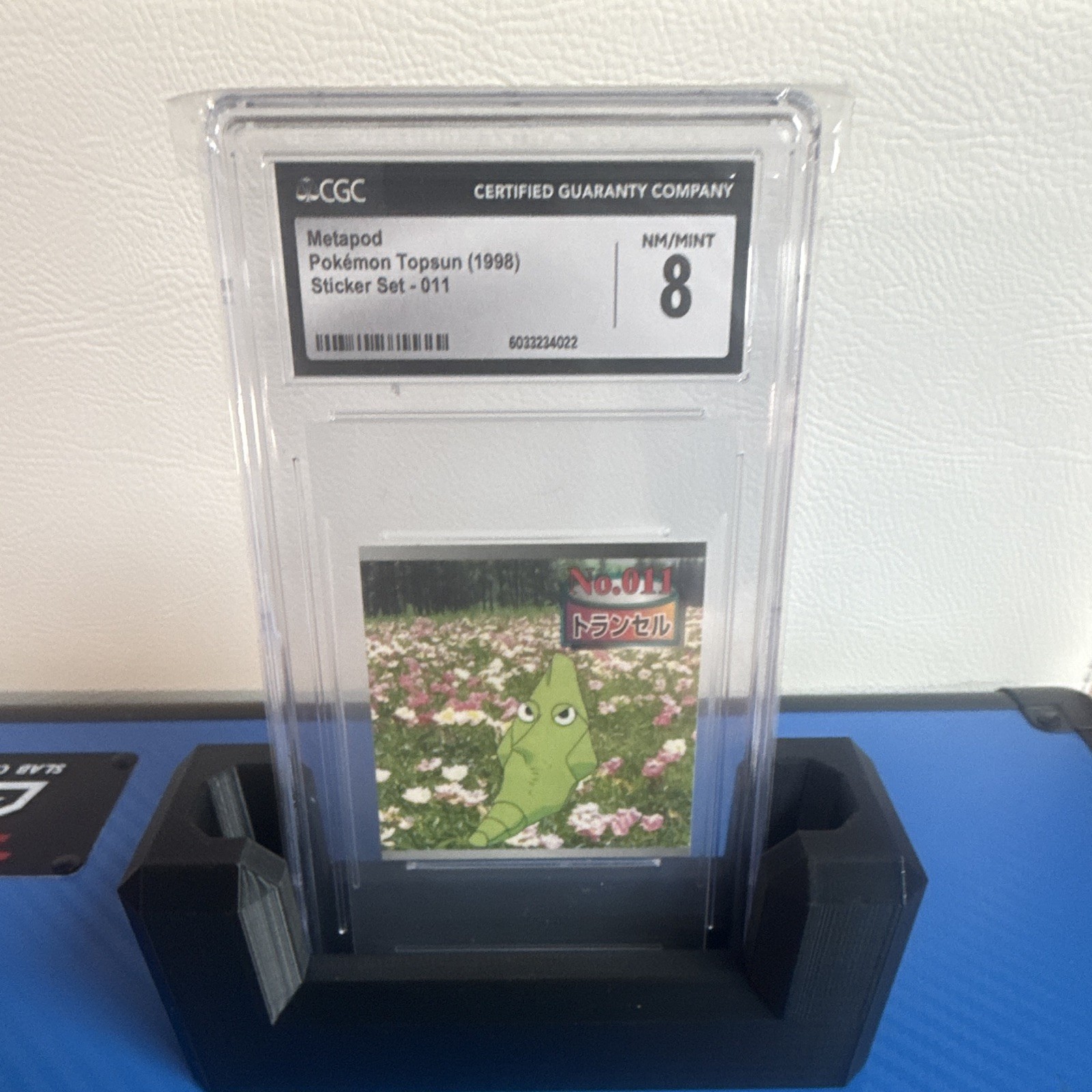 Topsun 1998 Pokémon Sticker Set Metapod #011 CGC 8 Japanese 6033224022