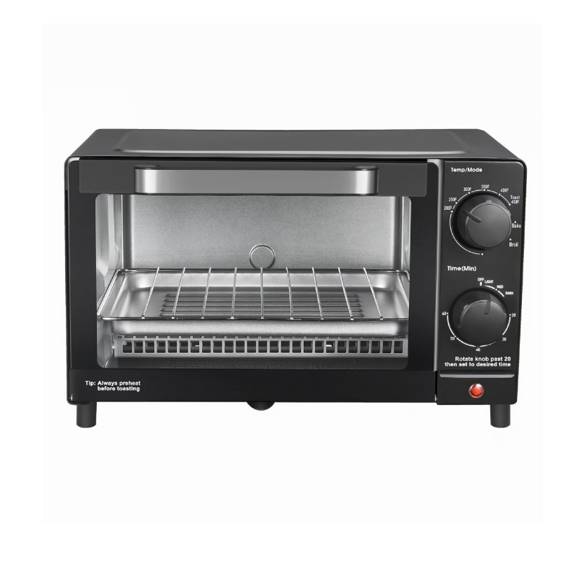 Mainstays 4-Slice Countertop Toaster Oven with 3 Settings, Includes Baking Rack Mainstays 4-Slice Countertop Toaster Oven with 3 Settings, Includes Baking Rack