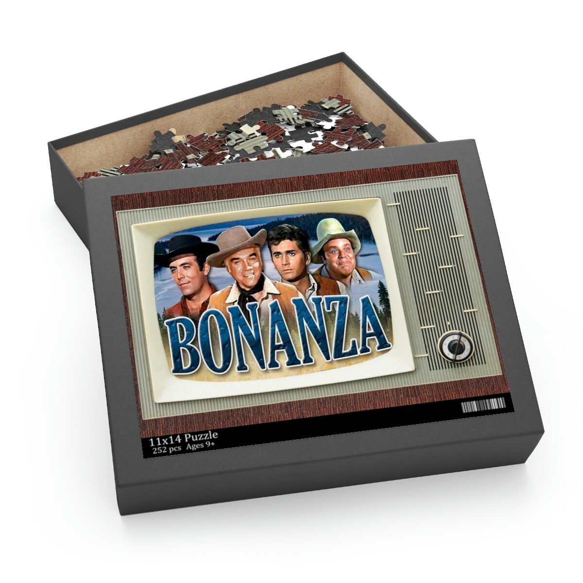 Bonanza TV Show Retro TV Design Jigsaw Puzzle 252 Piece 11\
