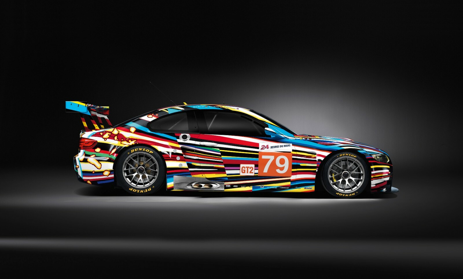 BMW Art Car 🏁 Jeff Koons 2003 M3 Poster | Retro Racing Memorabilia Print 22\