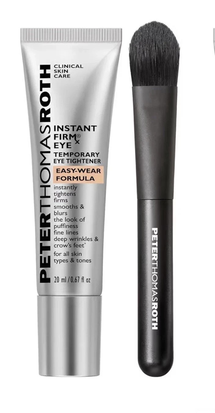 Peter Thomas Roth Instant FIRMx Eye Tightener Easy-Wear Formula with Brush NEW