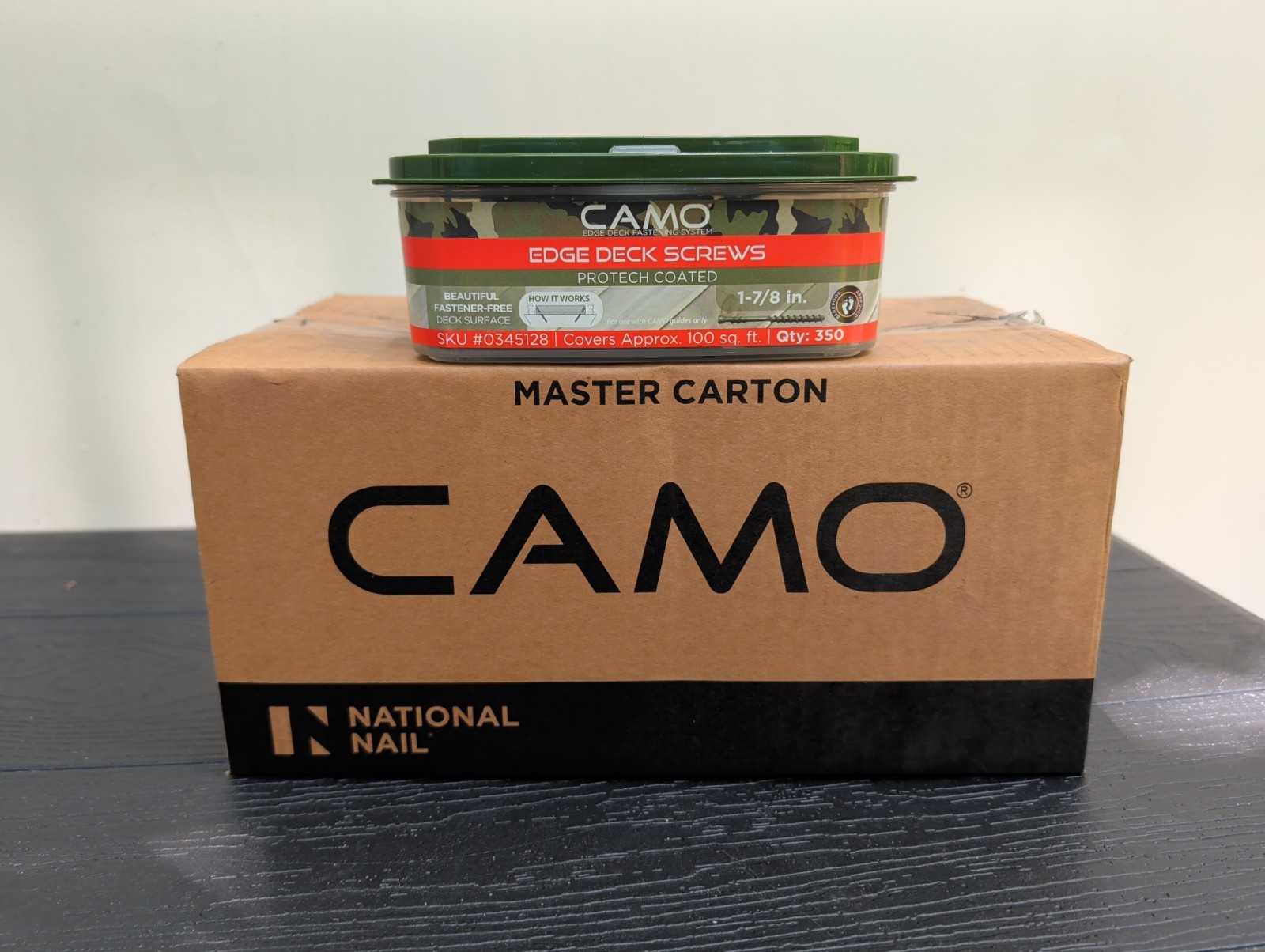 CAMO 0345124 Edge Deck Screws, Hidden Fastening, 1-7/8