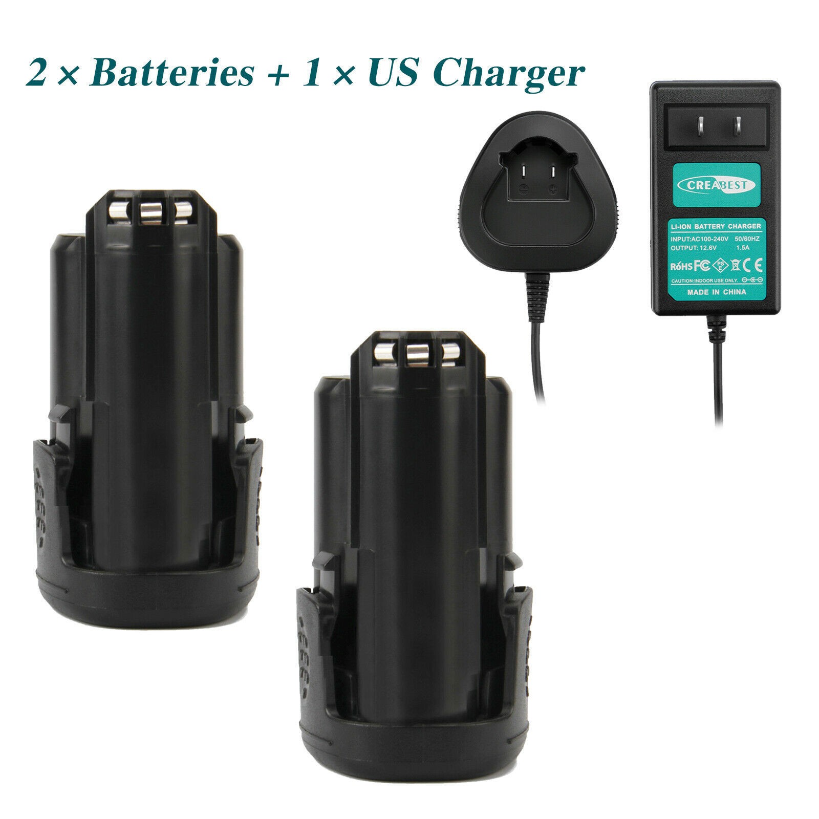 12V Li-ion Battery/Charger For Dremel B812-03 B812-02 B812-01 8200 8220 8300