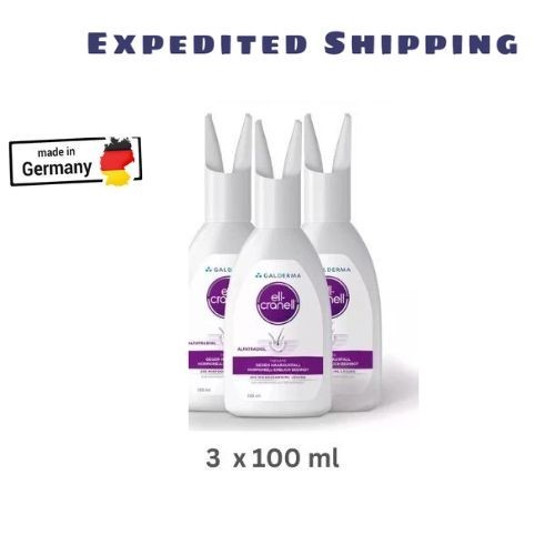 3x 100ml Ell-Cranell Hair Loss Prevention Men And Women 250 mg/ml
