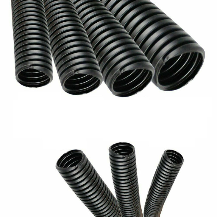 ALL SIZES 1 FT - 100 FOOT Split Wire Loom Polyethylene Tubing Marine Conduit LOT