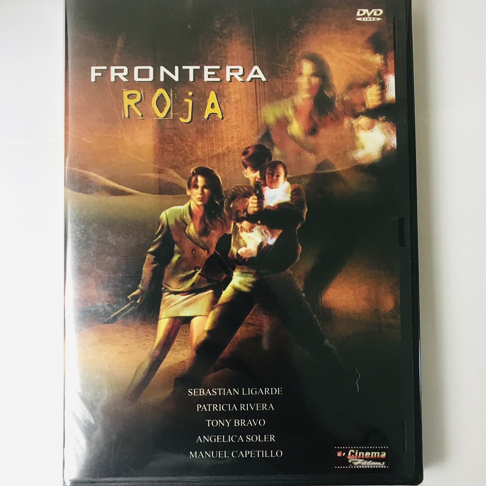 DVD FRONTERA ROJA SEBASTIAN LIGARDE PATRICIA RIVERA TONY BRAVO MANUEL CAPETILLO