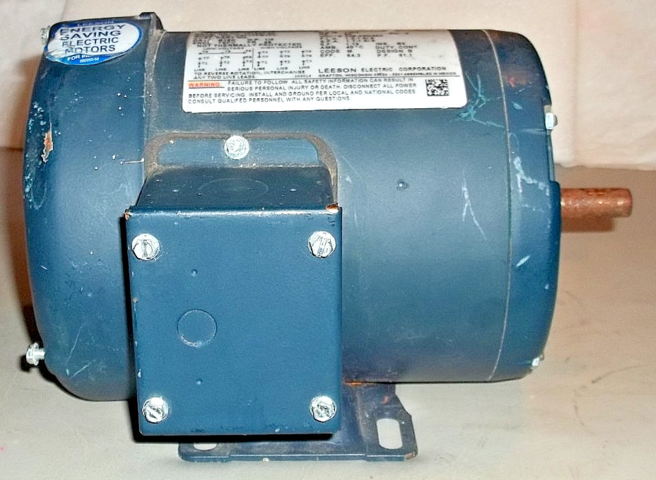 LEESON MODEL C4T17FB10C 1/3 HP MOTOR 1725 RPM - NOS & FREE FAST SHIPPING LEESON MODEL C4T17FB10C 1/3 HP MOTOR 1725 RPM - NOS & FREE FAST SHIPPING