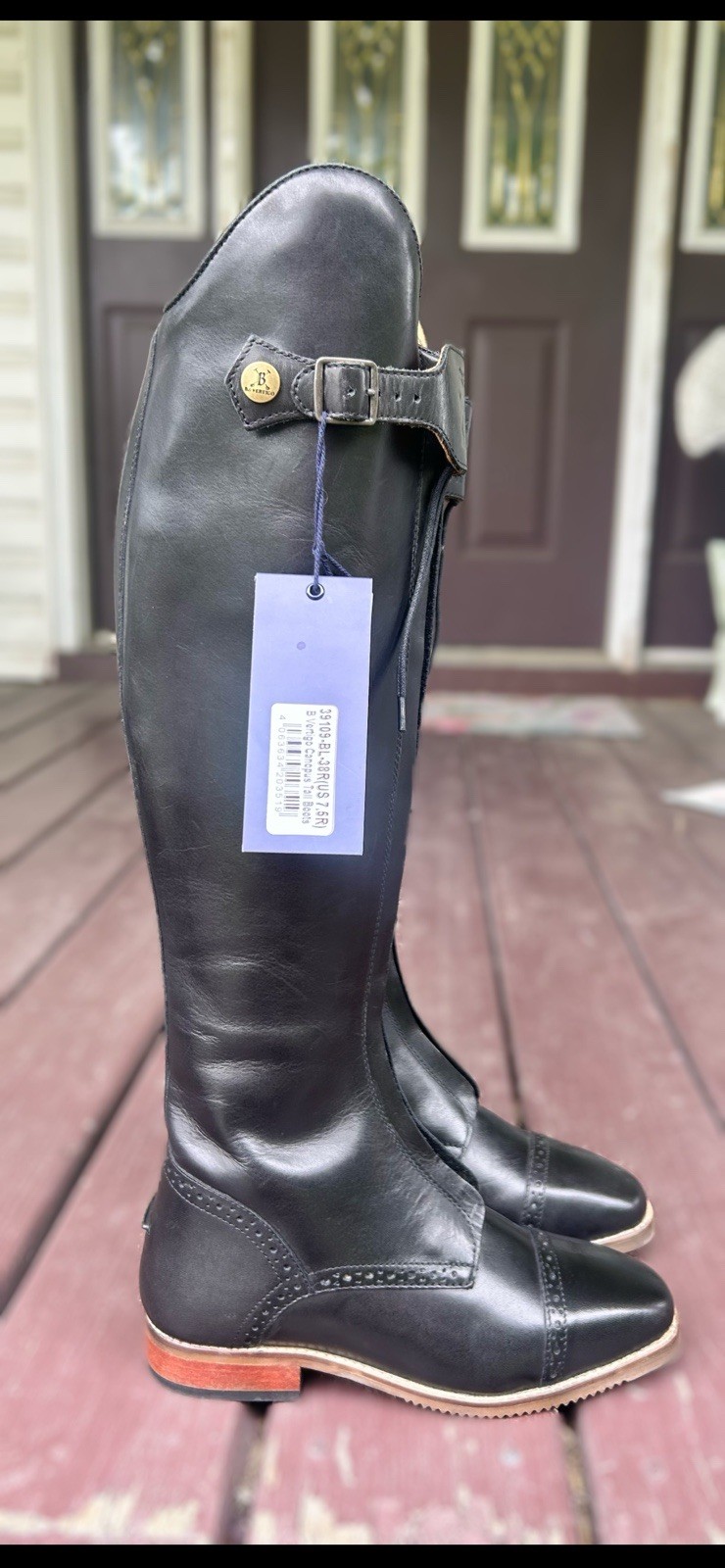 Black B Vertigo Canopus Riding Dress Boots Size 7.5 EU 38 Black B Vertigo Canopus Riding Dress Boots Size 7.5 EU 38
