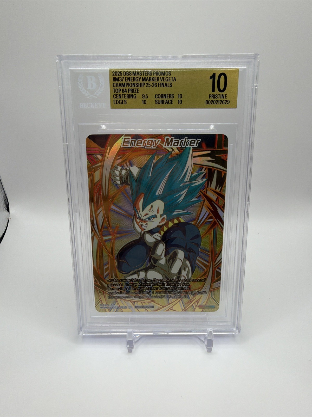 M-37 Energy Marker Masters 25-26 Finals Top 64 Prize BGS 10