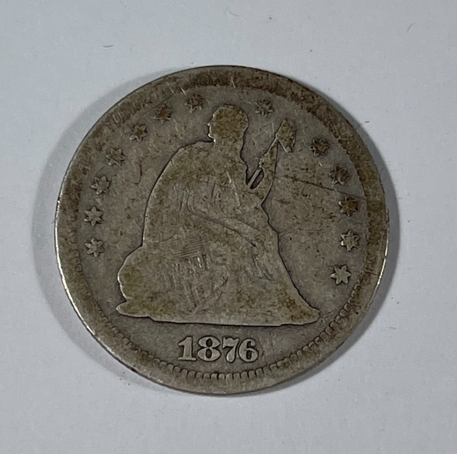1876-S Seated 25C (#22355) Lower grade