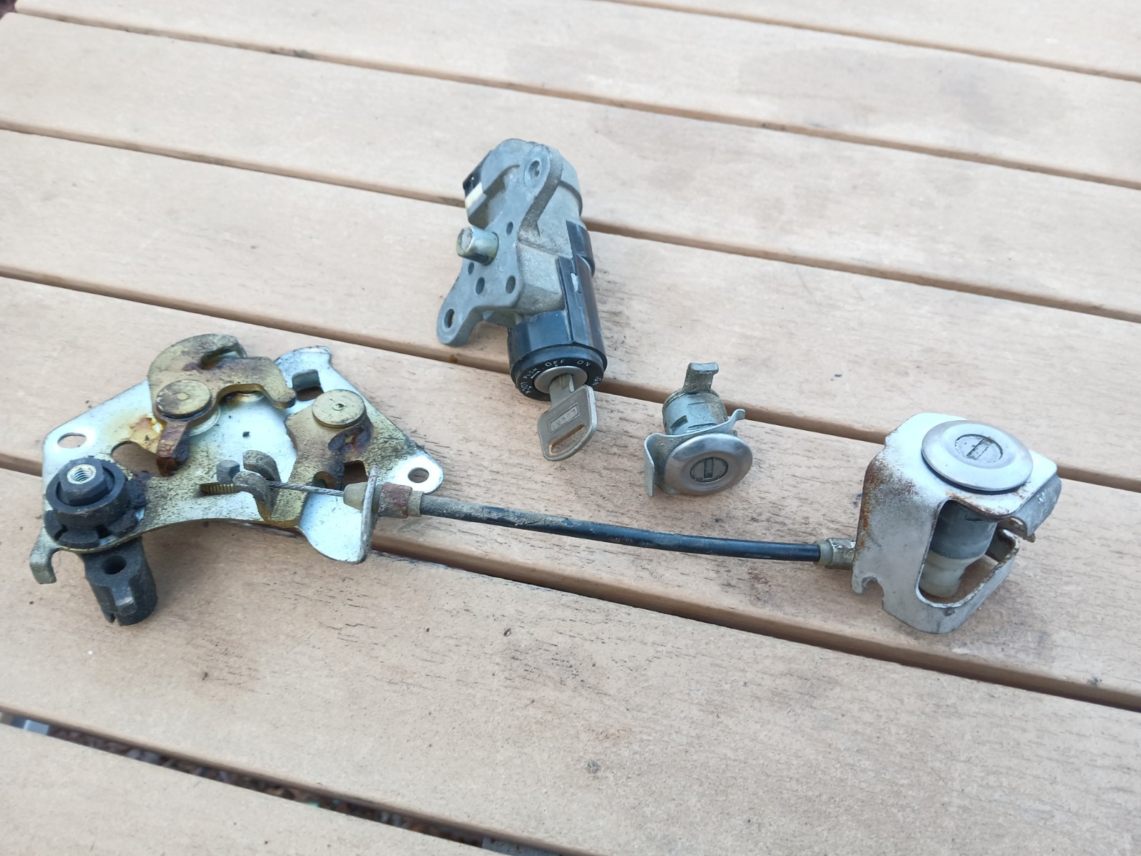 2001 03 Honda Dio ZX AF35 Ignition Switch Key Lock Gas Tank OEM 