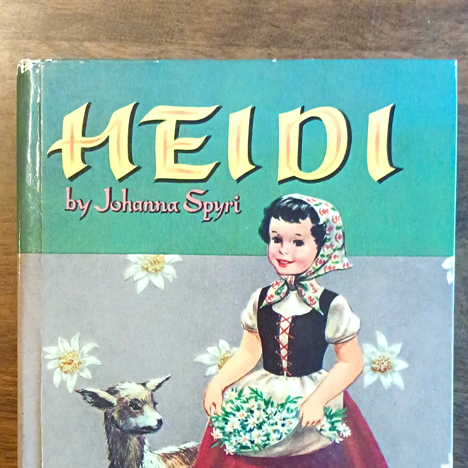 Heidi by Johanna Spyri (Hardcover, Illustrated, Inscribed, Whitman, English)