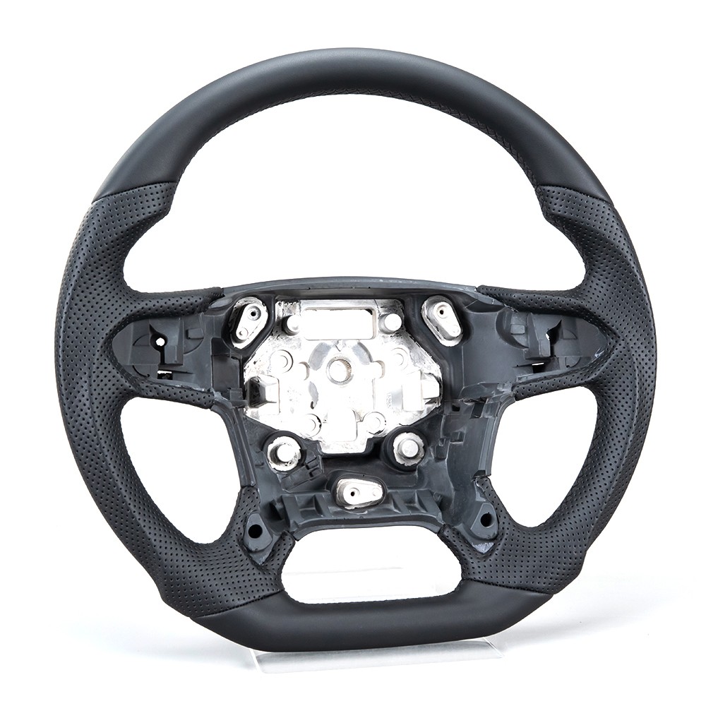 Full Black Leather Steering Wheel For Chevrolet Tahoe Silverado 1500 Tahoe 14-18