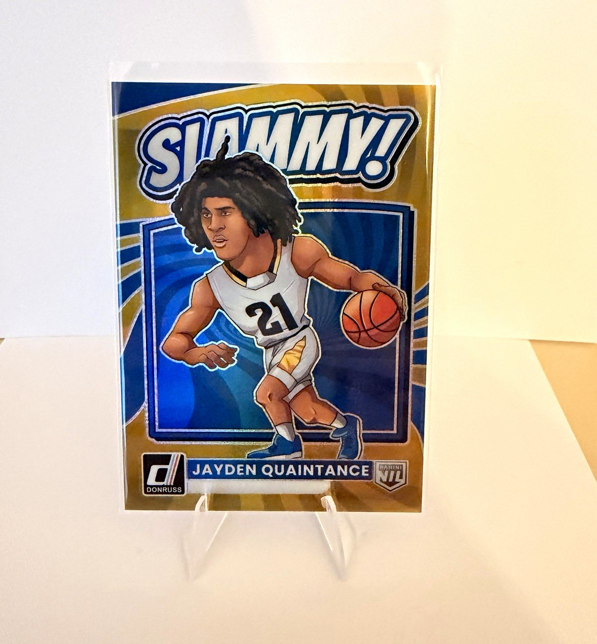 Panini Donruss 2025-26 Slammy #19 Jayden Quaintance Gold Prizm /10 RC Panini Donruss 2025-26 Slammy #19 Jayden Quaintance Gold Prizm /10 RC