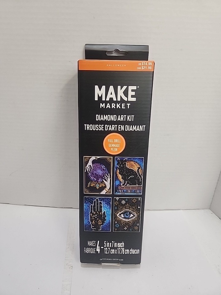 Make Market Diamond Art Kit, Halloween Edition , 5 in x7 in Make Market Diamond Art Kit, Halloween Edition , 5 in x7 in