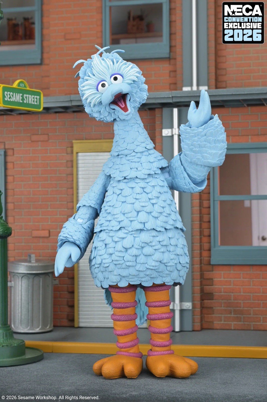 NYCC 2026 NECA SESAME STREET BIG BIRD/ ULTIMATE BLUE BIRD FIGURE NYCC 2026 NECA SESAME STREET BIG BIRD/ ULTIMATE BLUE BIRD FIGURE