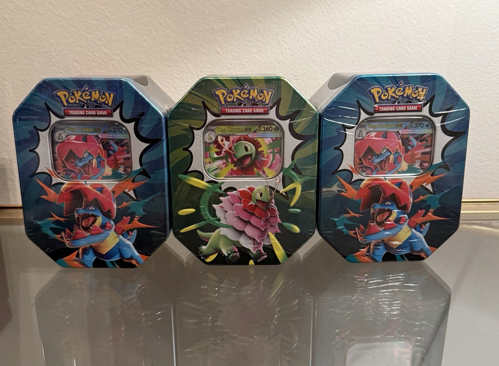 Pokemon ME2.5 Ascended Heroes -Set of 3- Mega ex Tins Pokemon ME2.5 Ascended Heroes -Set of 3- Mega ex Tins