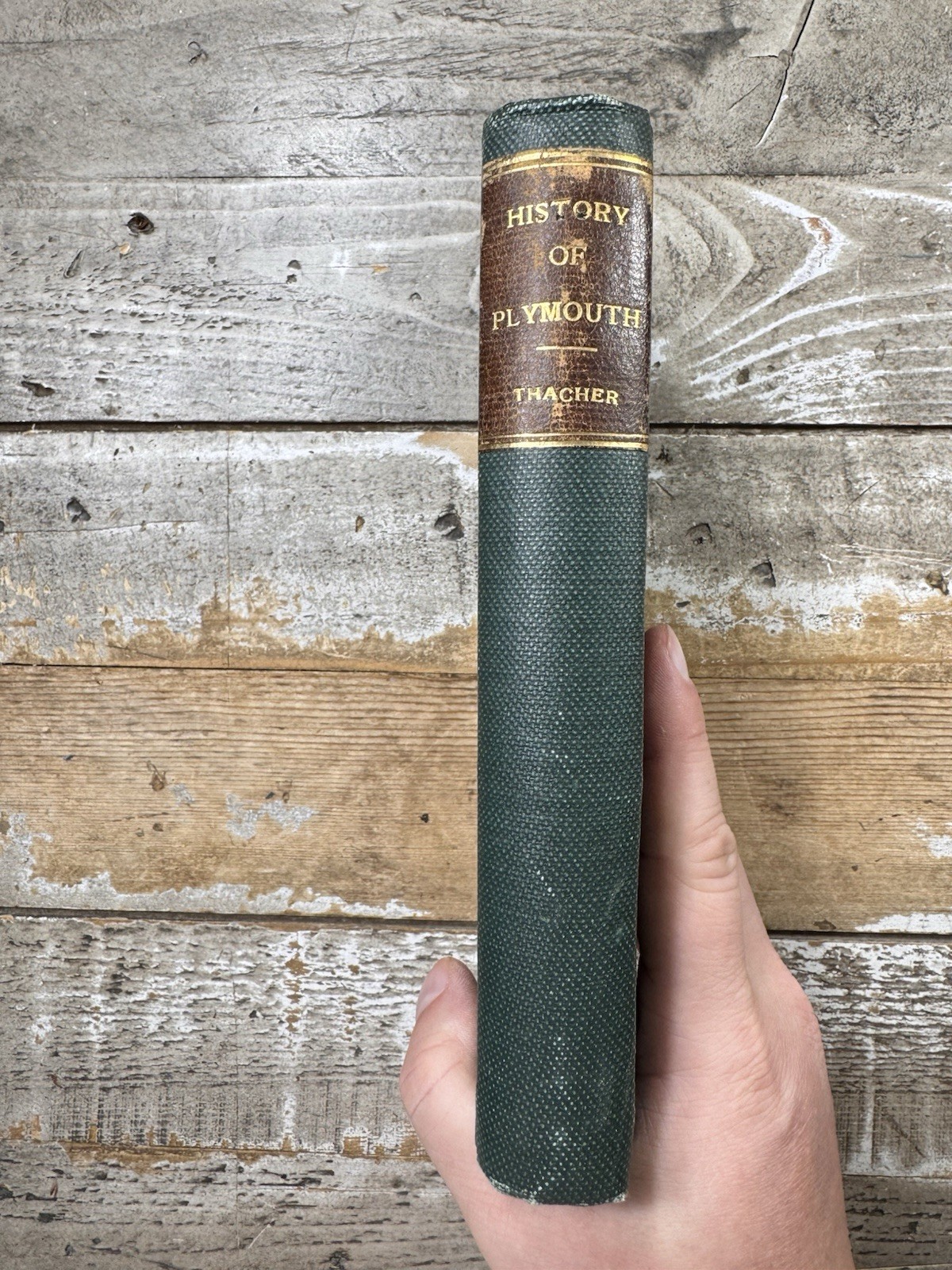 1835 Antique Historical Guide “The Town of Plymouth” James Thacher