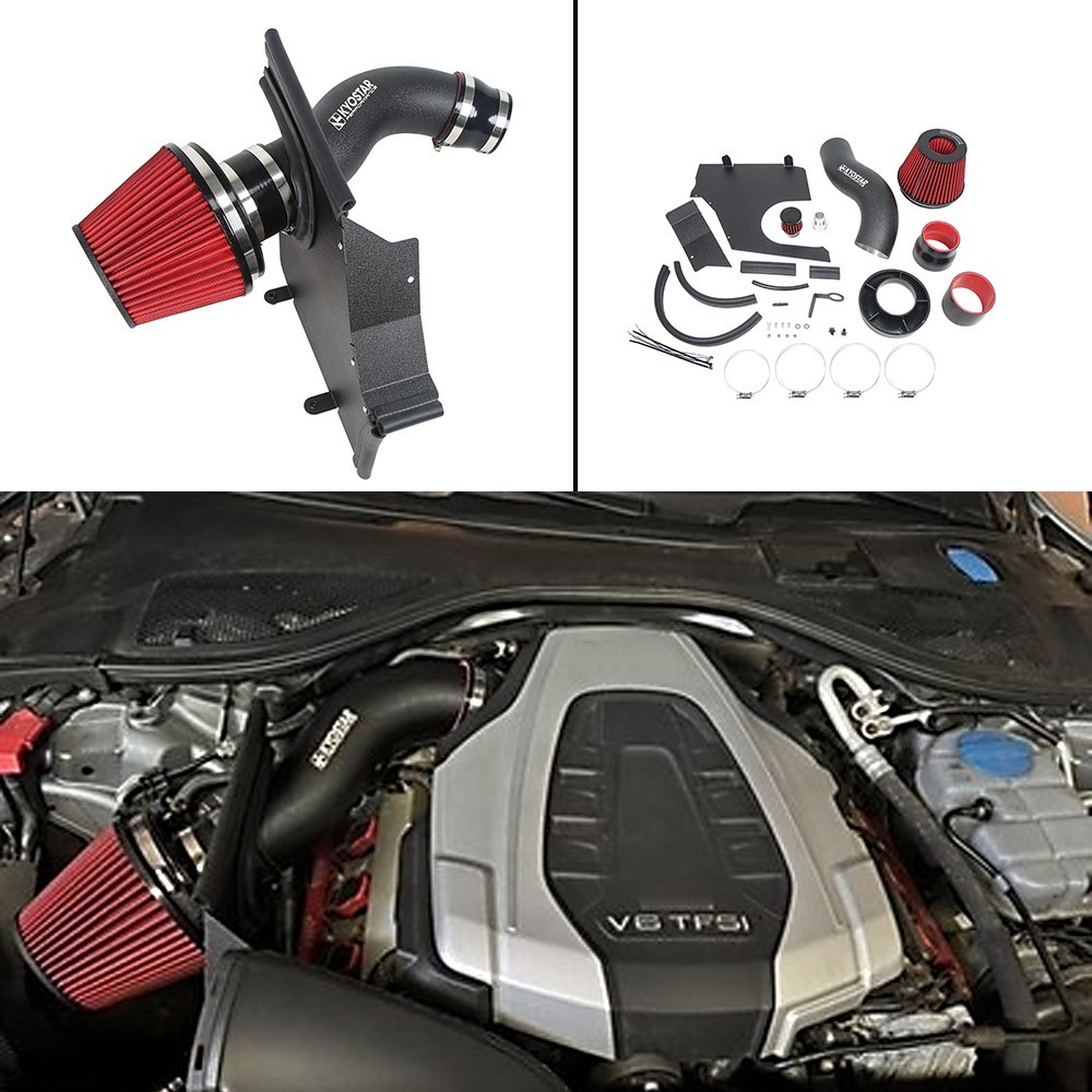 Cold Air Intake System For 2012-2018 Audi A6 A6 Quattro A7 3.0T Aluminum Pipe
