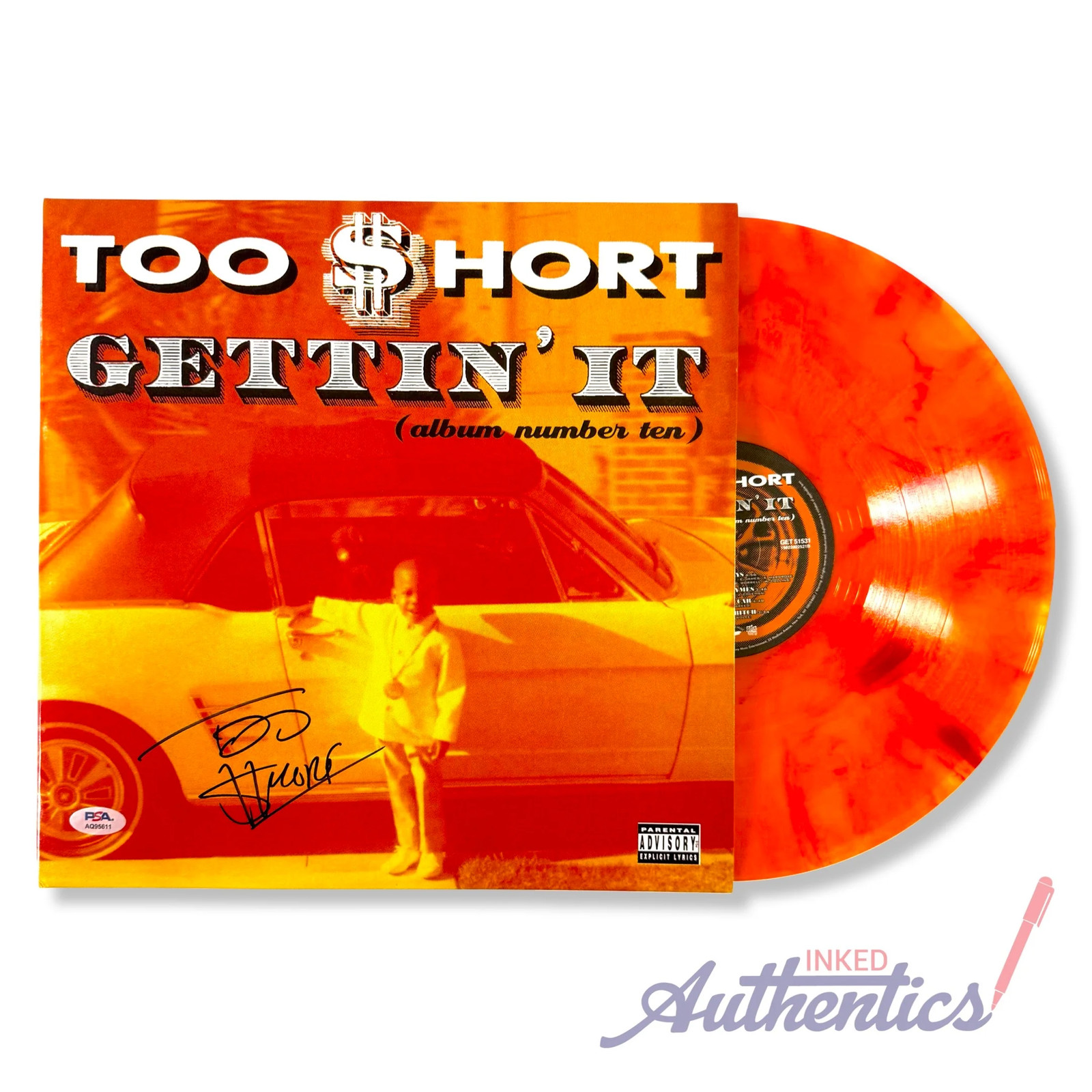 Too Short Signed Autographed Vinyl LP “Gettin’ It” PSA/DNA Authenticated