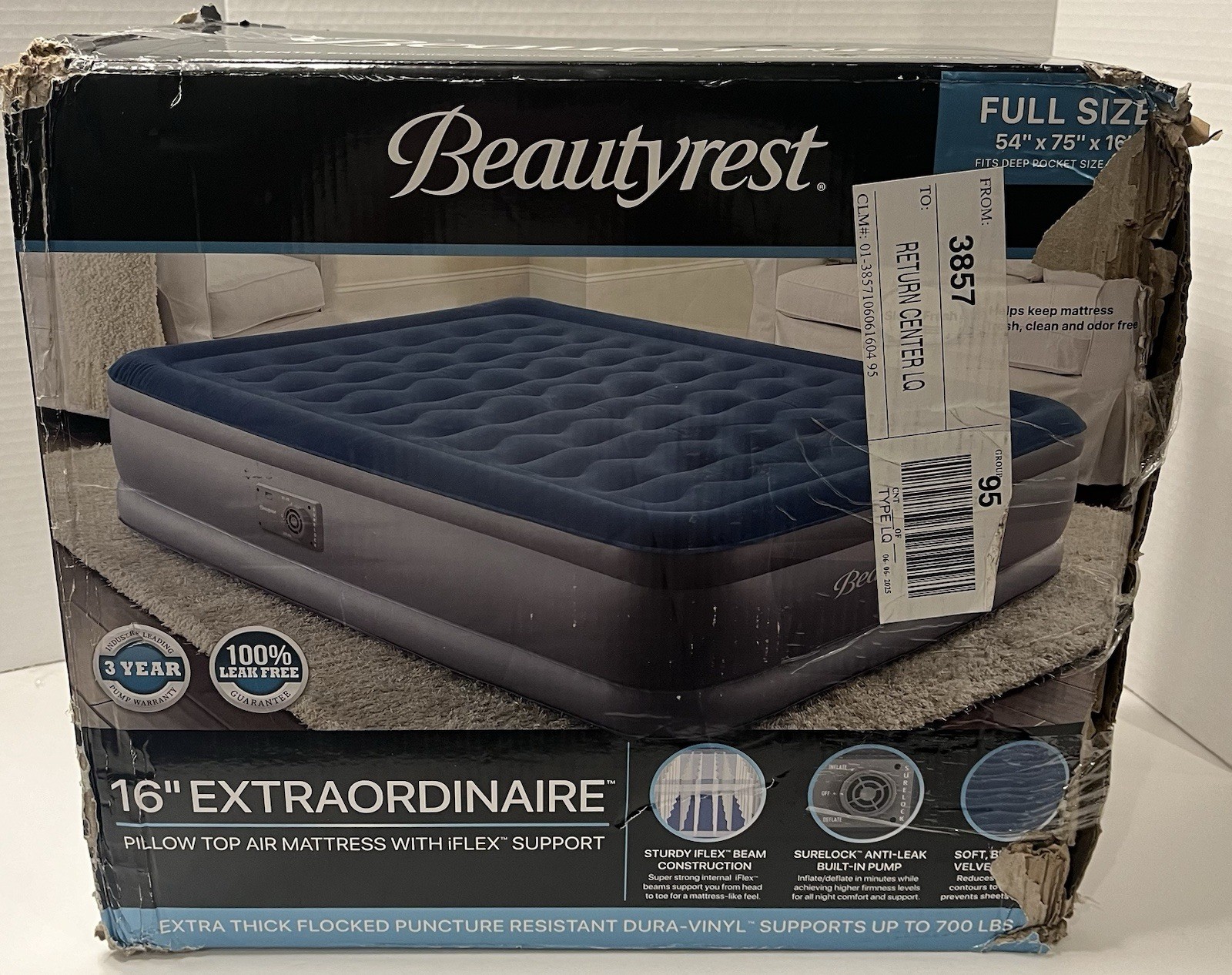 Beautyrest Simmons Extraordinaire Raised iFlex 16\