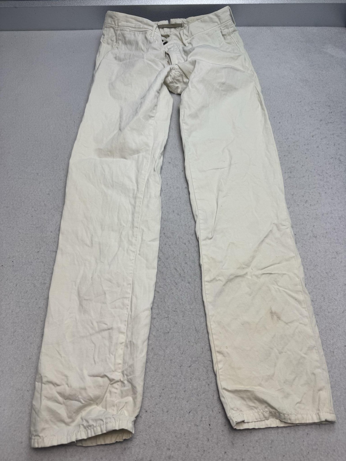 INCOTEX Pants Mens 34x34 White Cotton Linen Chino Straight Leg Casual Summer INCOTEX Pants Mens 34x34 White Cotton Linen Chino Straight Leg Casual Summer