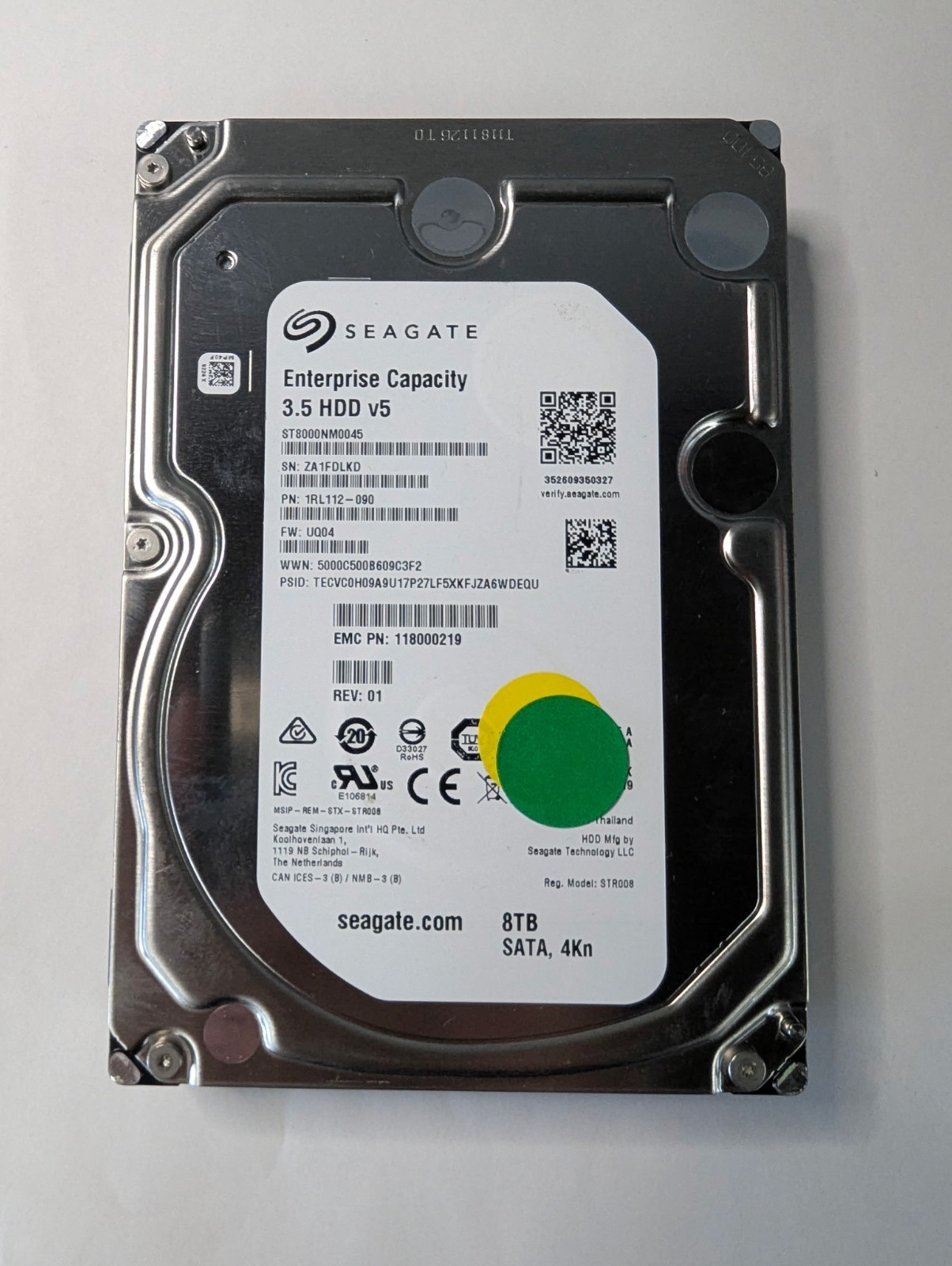Seagate Enterprise Capacity 8TB 3.5\